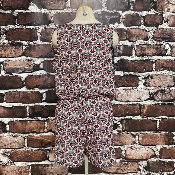 Raga Bohemian Romper Blue Red Size Large L - Picture 11 of 17